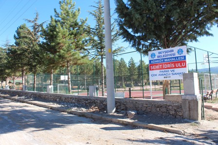 Beyşehir’de şehit ismini taşıyan park yeniden dizayn edildi