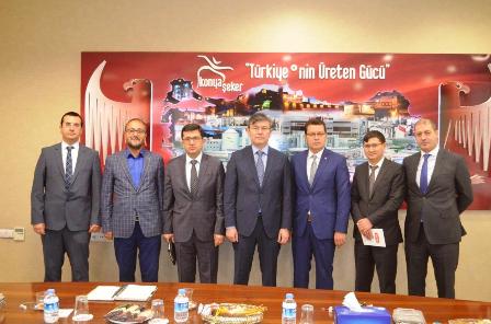 Saparbekulı, Konya şeker'i ziyaret etti