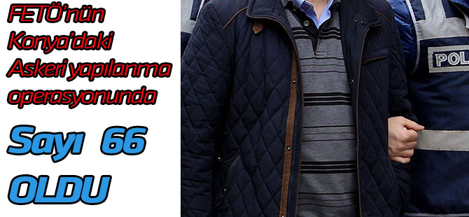 Konya merkezli FETÖ/PDY operasyonu
