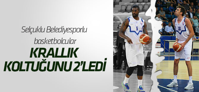 Selçuklu Belediyesporlu basketbolcular krallık koltuğunu 2’ledi