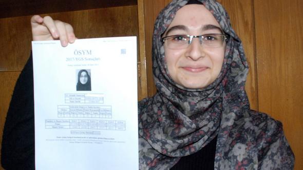 Sınavı iptal edilmişti, mücadele etti ve...