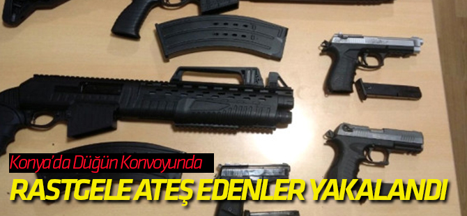 Düğün Konvoyunda Rastgele Ateş Edenler Yakalandı
