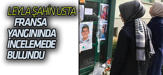 Fransa'nın Mulhouse kentindeki yangın