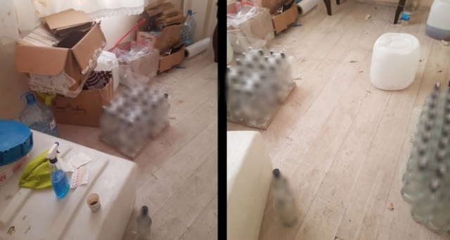 Bağcılar’da sahte içki imalathanesine polis baskını:7 gözaltı