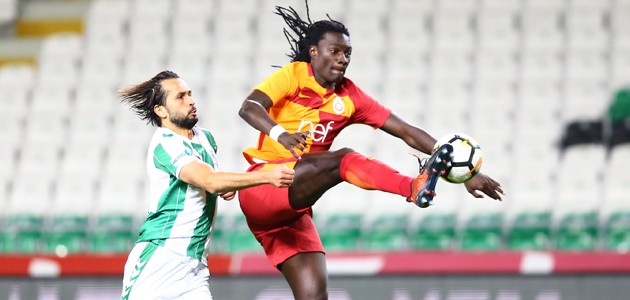 Atiker Konyaspor sahasında Galatasaray'a 2-0 mağlup oldu