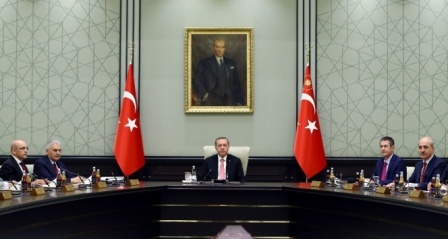 Bakanlar Kurulu Cumhurbaşkanı Erdoğan başkanlığında Beştepe'de toplandı