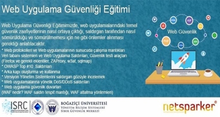 Kamu kurumlarının web güvenliği için eğitim verilecek