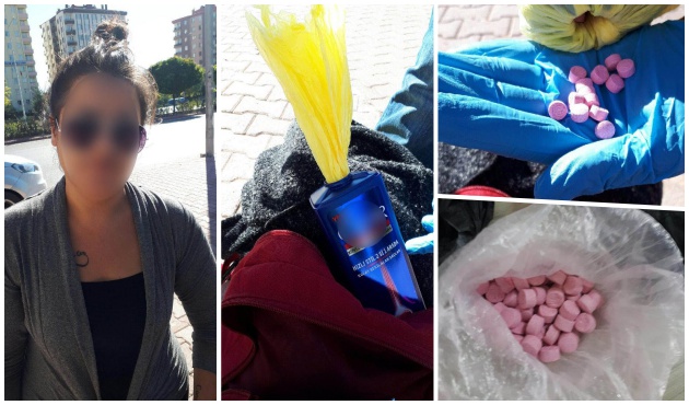 Bu uyuşturucu genç kızın iç çamaşırından çıktı!