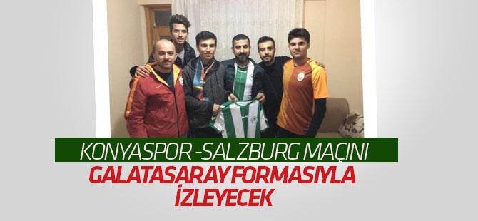 Konyaspor maçını Galatasaray formasıyla izleyecek