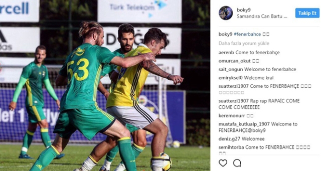 Rapaic, Fenerbahçe idmanında