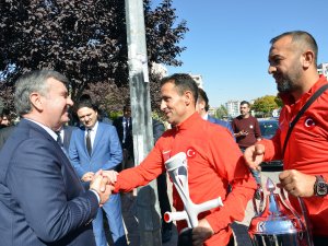 Ampute Milli Takım Konya protokolü tarafından ağırlandı