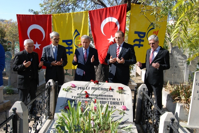 PTT’nin 177. kuruluş yıldönümünde Telgrafçı Ahmet Hamdi Bey dualarla anıldı