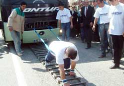Çumra'da ilginç rekor denemesi