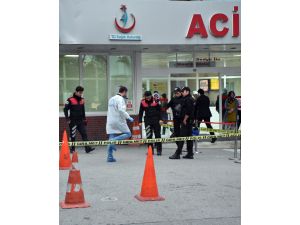 Hastane bahçesindeki silahlı kavga