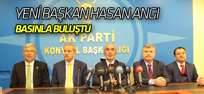 Yeni Başkan Hasan Angı, basınla buluştu
