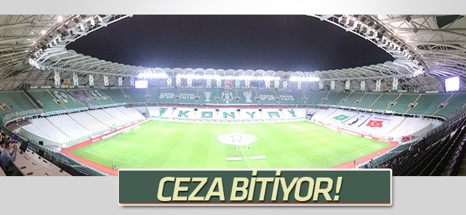 Konyaspor'da 5 maçlık ceza bitiyor