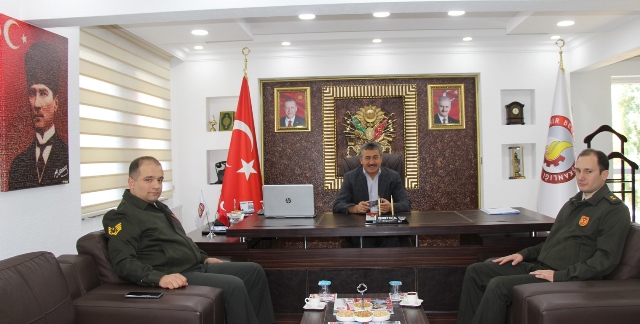 Askerlik Şubesi Başkanı’ndan Veda Ziyareti