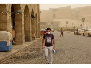 IKBY'de toz bulutu hayatı olumsuz etkiledi