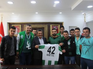 Nalçacılılar 'dan Başkan Tutal'a ziyaret