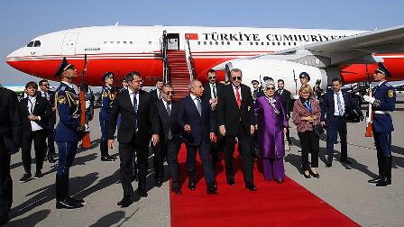 Cumhurbaşkanı Erdoğan Bakü'de
