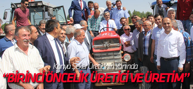 Ekimden Hasada, Konya Şeker Üreticinin Yanında