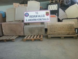 Erzurum'da tarihi eser operasyonu