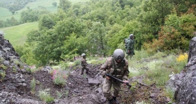 Tokat'ta teröristlerin kış üstlenmesine karşı operasyon
