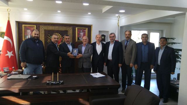 Konya 2 Nolu Eğitim Birsen Yönetiminden Başkan Tutal'a ziyaret