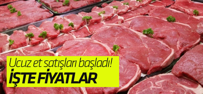 Ucuz et satışları başladı! İşte fiyatlar