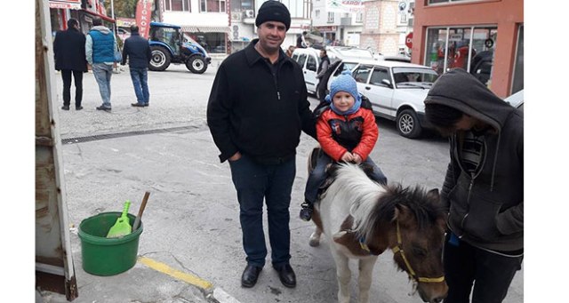 Deve ve midilliler ilgi odağı oldu