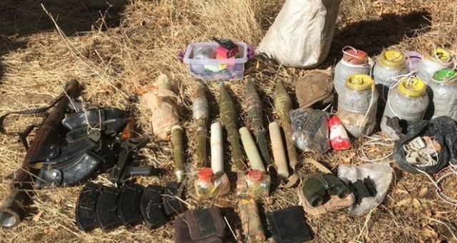 9 teröristin etkisiz hale getirildiği çatışma anları kamerada