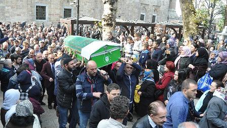 Oyuncu Cem Korkmaz, memleketi Bursa'da toprağa verildi