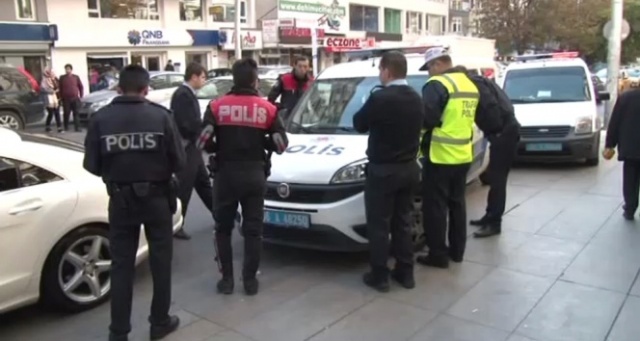 Başkentin göbeğinde şüpheli araç alarmı