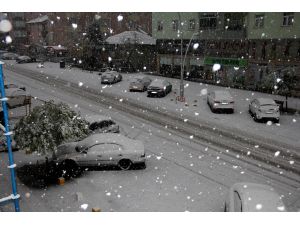 Seydişehir'de kar yağışı