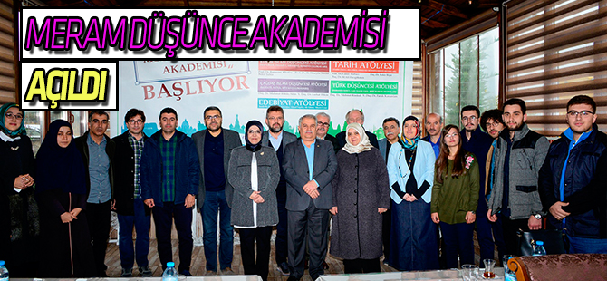 Meram Düşünce Akademisi tanıtıldı