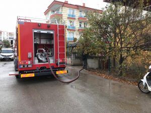 Aksaray'da ev yangını