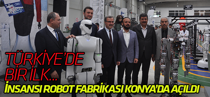 İnsansı Robot Fabrikası Açıldı