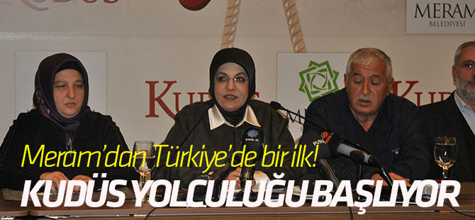 Kudüs yolculuğu başlıyor