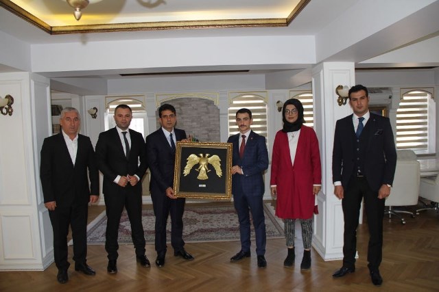 Ülkü Ocaklarından Emniyet Müdürüne ziyaret