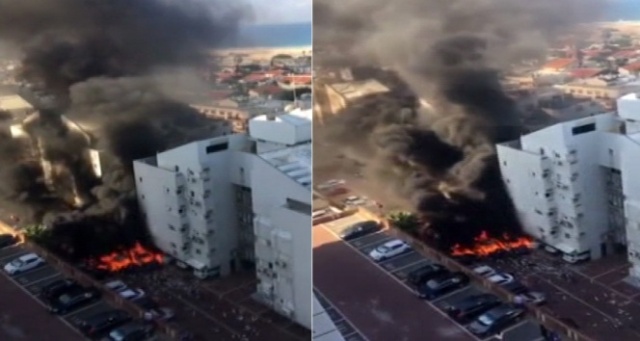 Aşdot’ta araba patladı, iki İsrailli yaralandı