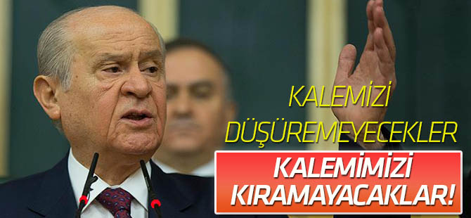 Bahçeli: PKK'nın elinde ABD yapımı ağır silahların ne işi var