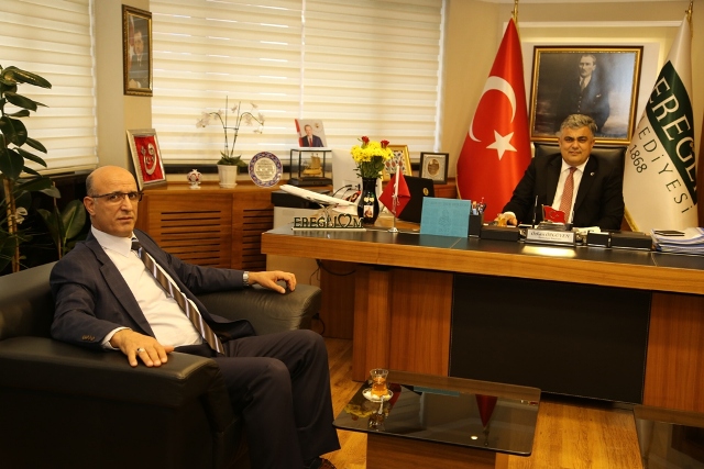 Emniyet Müdürü, Başkan Özgüven'i ziyaret etti