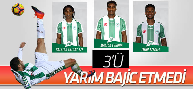 3'ü yarım Bajic etmedi