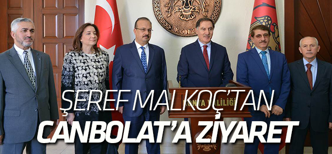 Malkoç'tan Vali Canbolat'a ziyaret