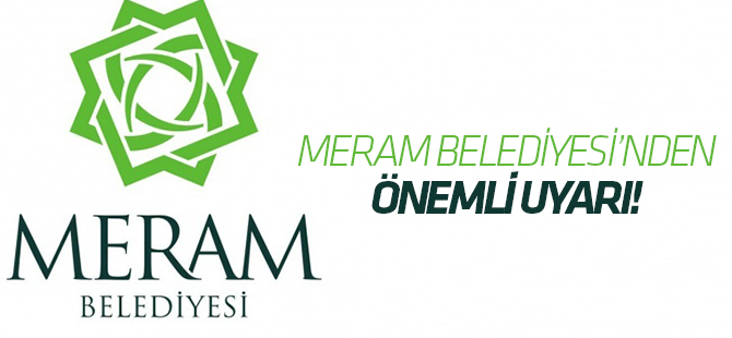 Meram Belediyesi'nden Emlak Vergisi uyarısı