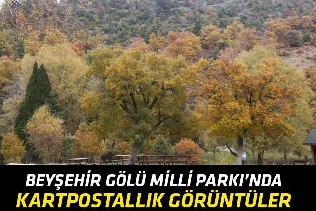 Beyşehir Gölü Milli Parkı’nda Kartpostallık Görüntüler