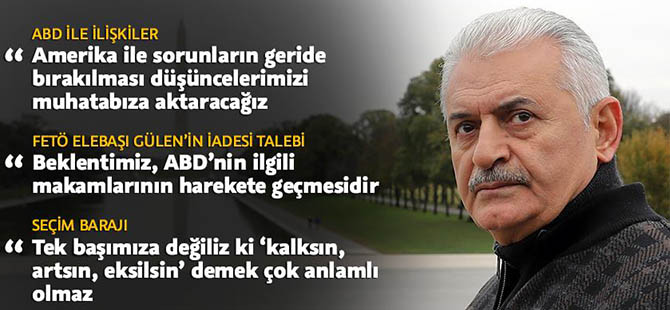 Başbakan Binali Yıldırım ABD'de