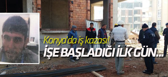 İşe başladığı ilk gün inşaattan düşen Suriyeli işçi öldü