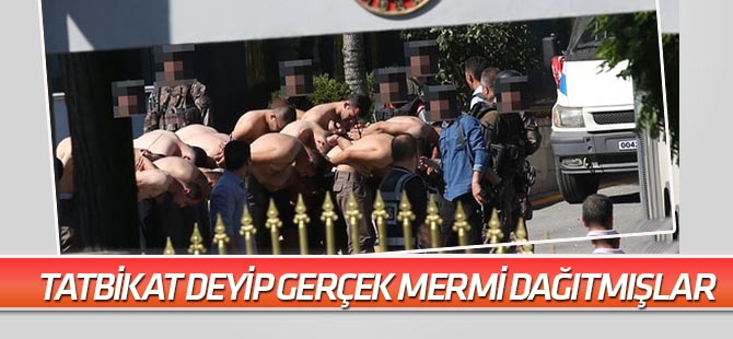 Kursiyer teğmenlere gerçek mermi dağıtmışlar