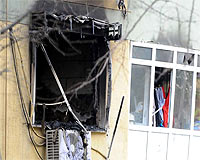 Çatışmanın yaşandığı daire bu hale geldi